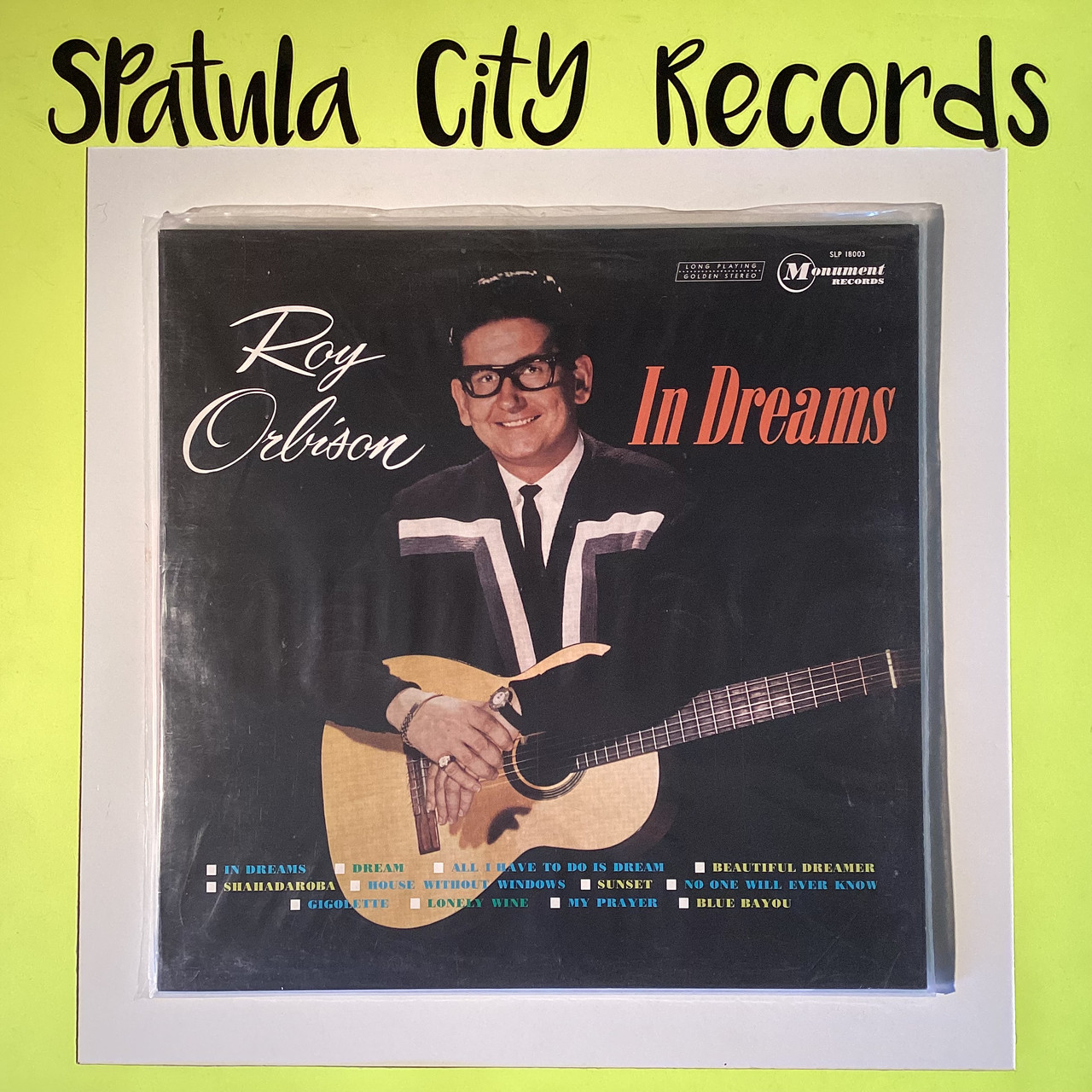 Roy Orbison - In Dreams - GERMAN IMPORT - vinyl record album LP