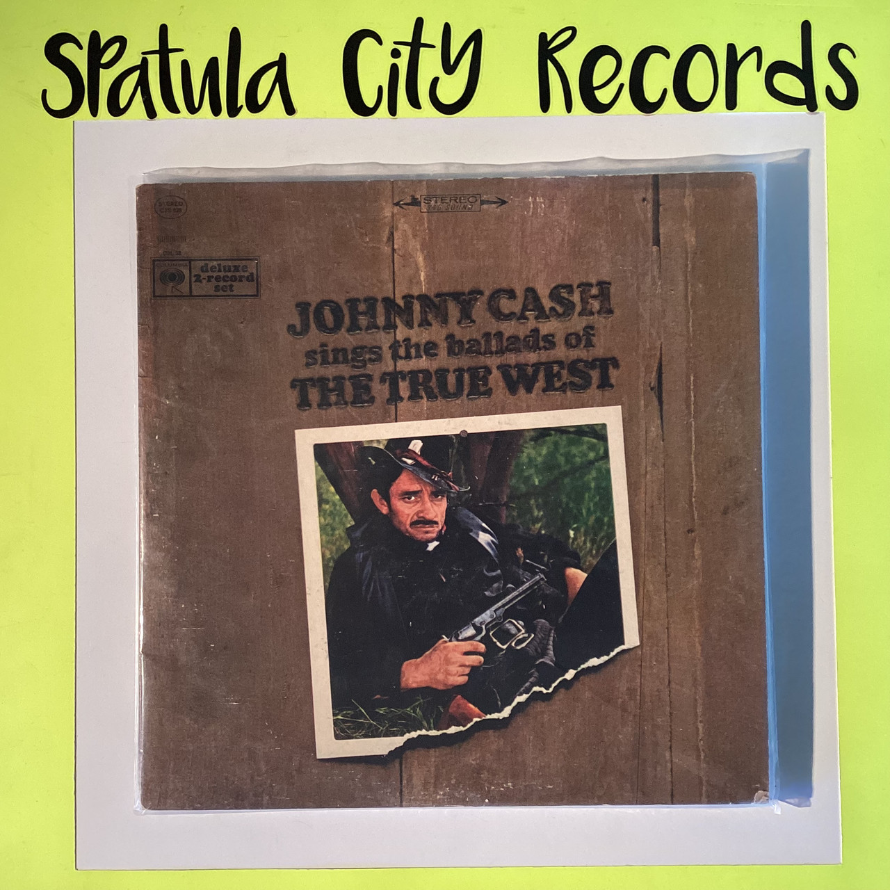 Johnny Cash – Johnny Cash Sings The Ballads Of The True West - double vinyl record LP