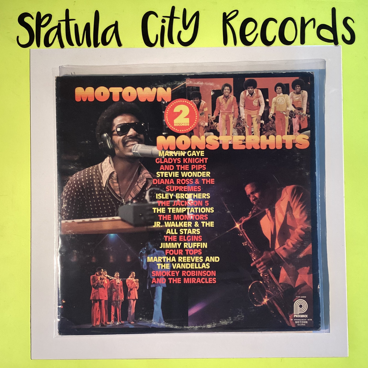 Motown Monsterhits - compilation - double vinyl record album LP