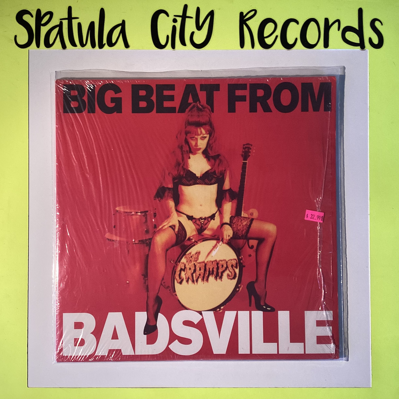 The Cramps – Big Beat From Badsville - UK IMPORT - vinyl record album LP