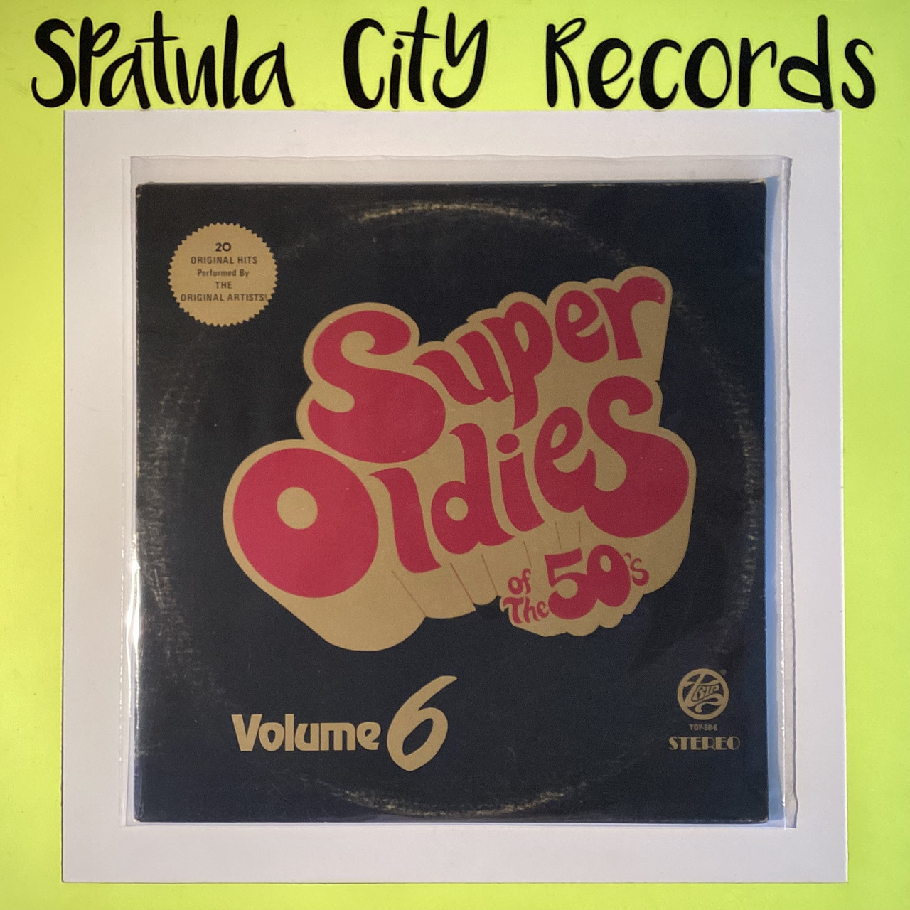 Super Oldies Of The 50's Volume 6 - compilation - vinyl record album LP