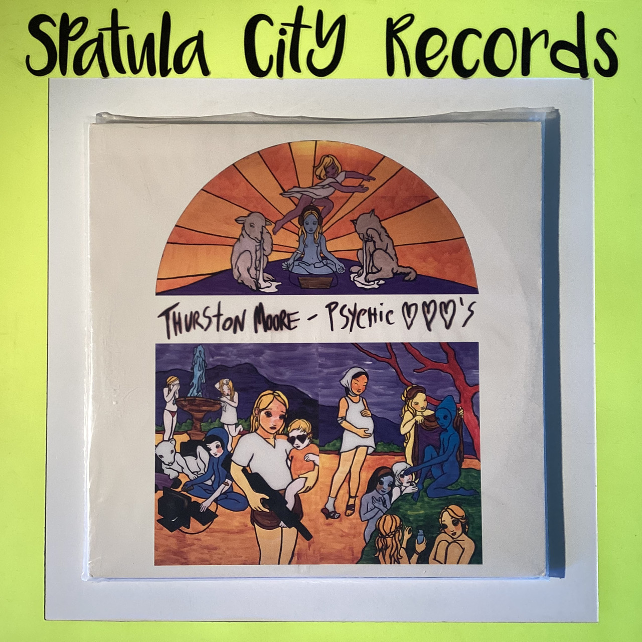 Thurston Moore – Psychic Hearts - double vinyl record LP