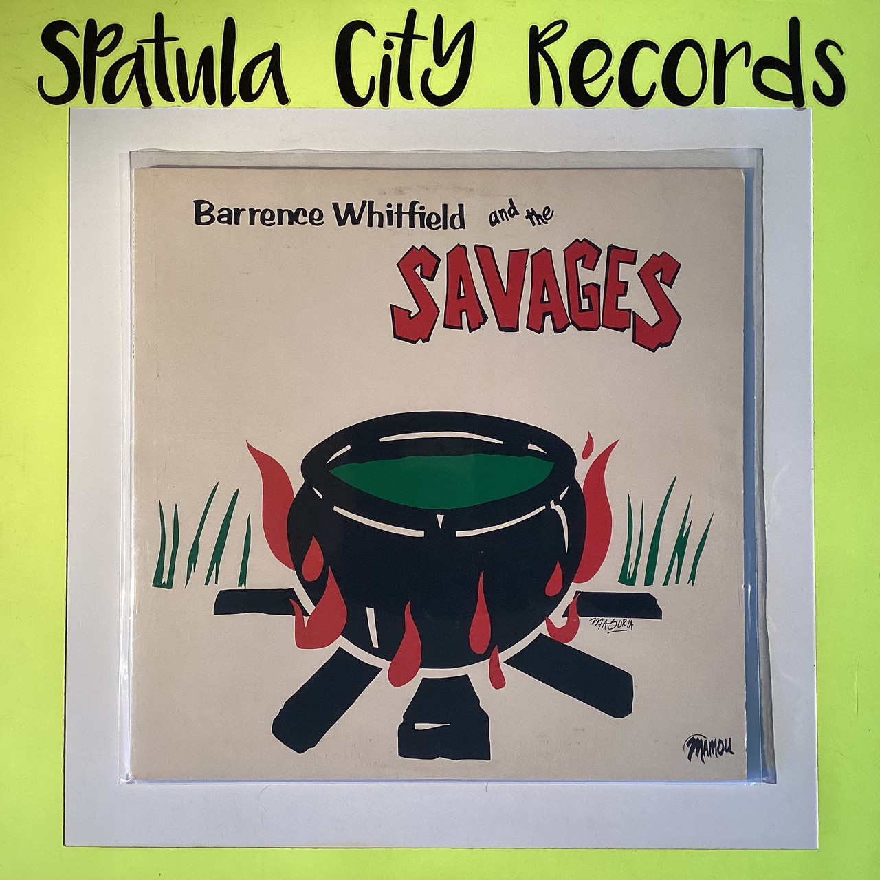 Barrence Whitfield and The Savages - Self-titled  - vinyl record album LP