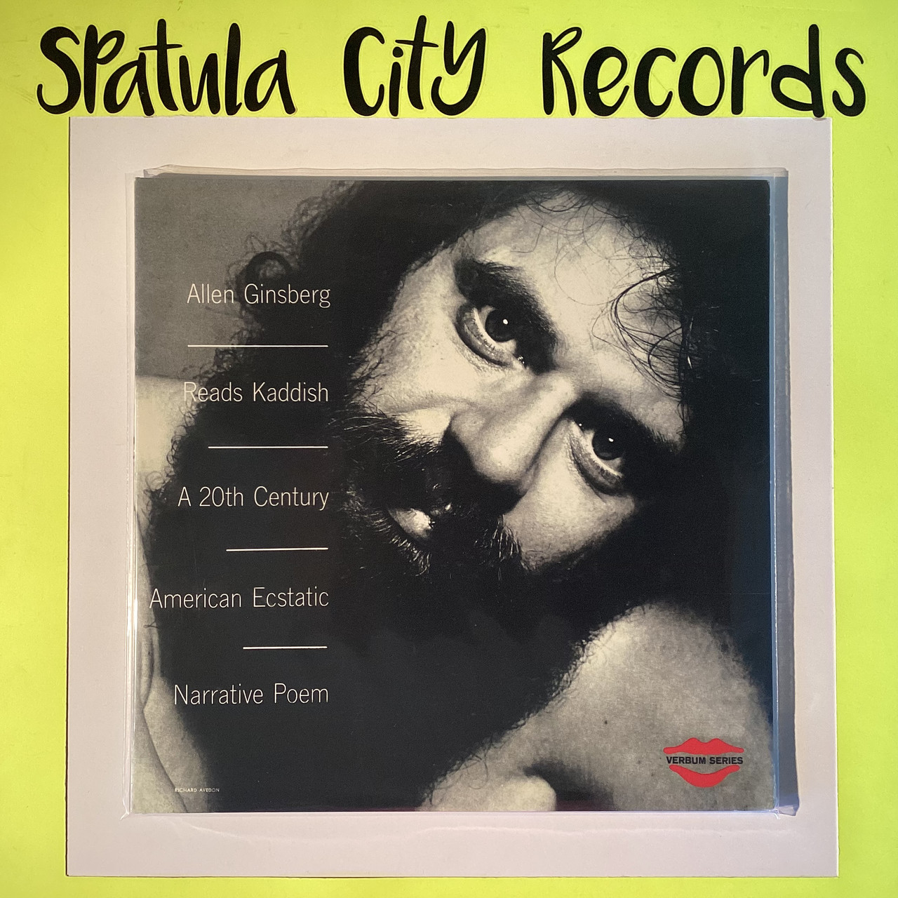 Allen Ginsberg – Reads Kaddish (A 20th Century American Ecstatic Narrative Poem) - vinyl record album LP