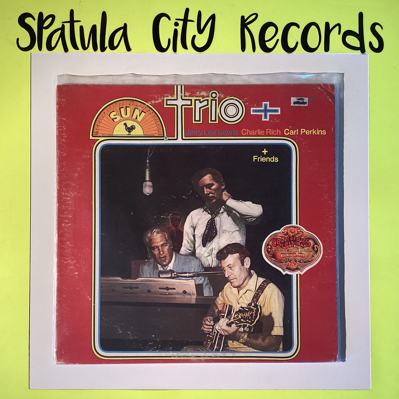 Jerry Lee Lewis / Charlie Rich / Carl Perkins – Trio + - vinyl record LP