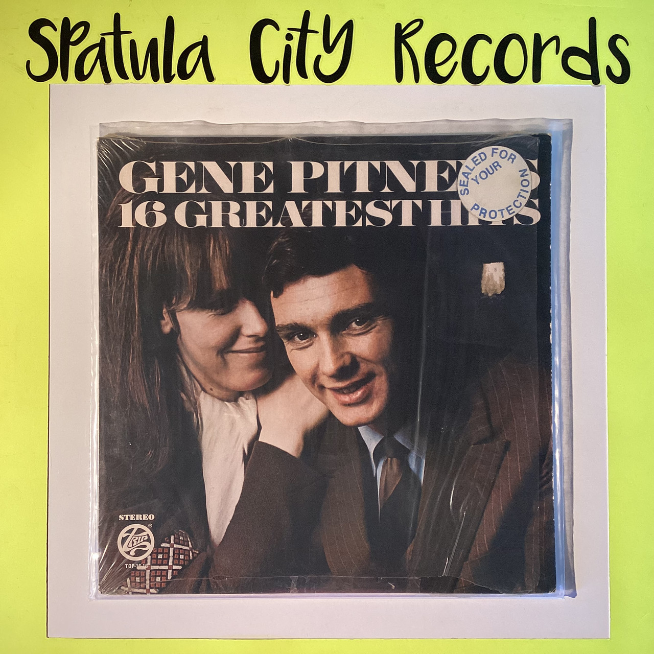 Gene Pitney – Gene Pitney's 16 Greatest Hits - vinyl record LP