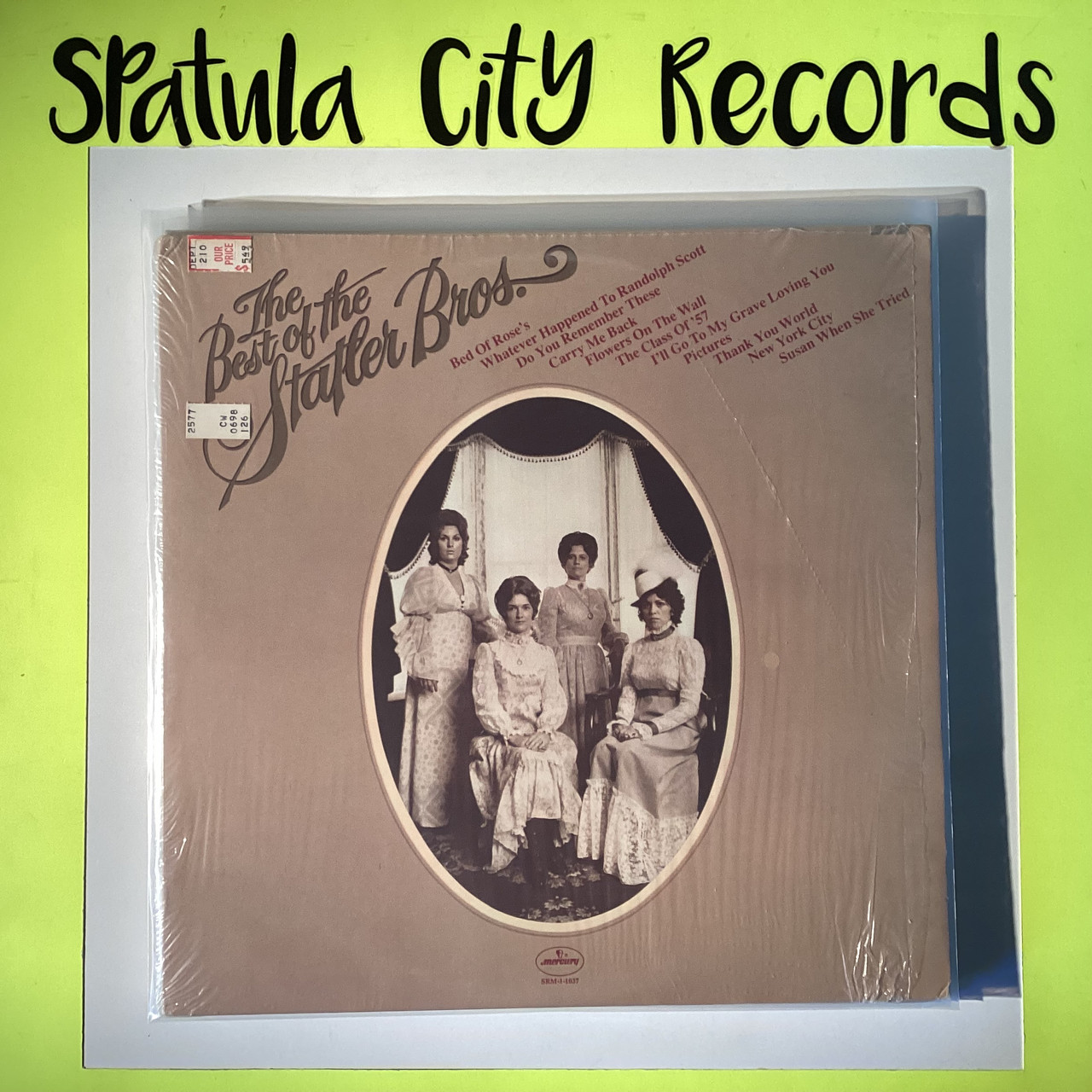 The Statler Brothers  - The Best of the Statler Brothers - vinyl record album LP