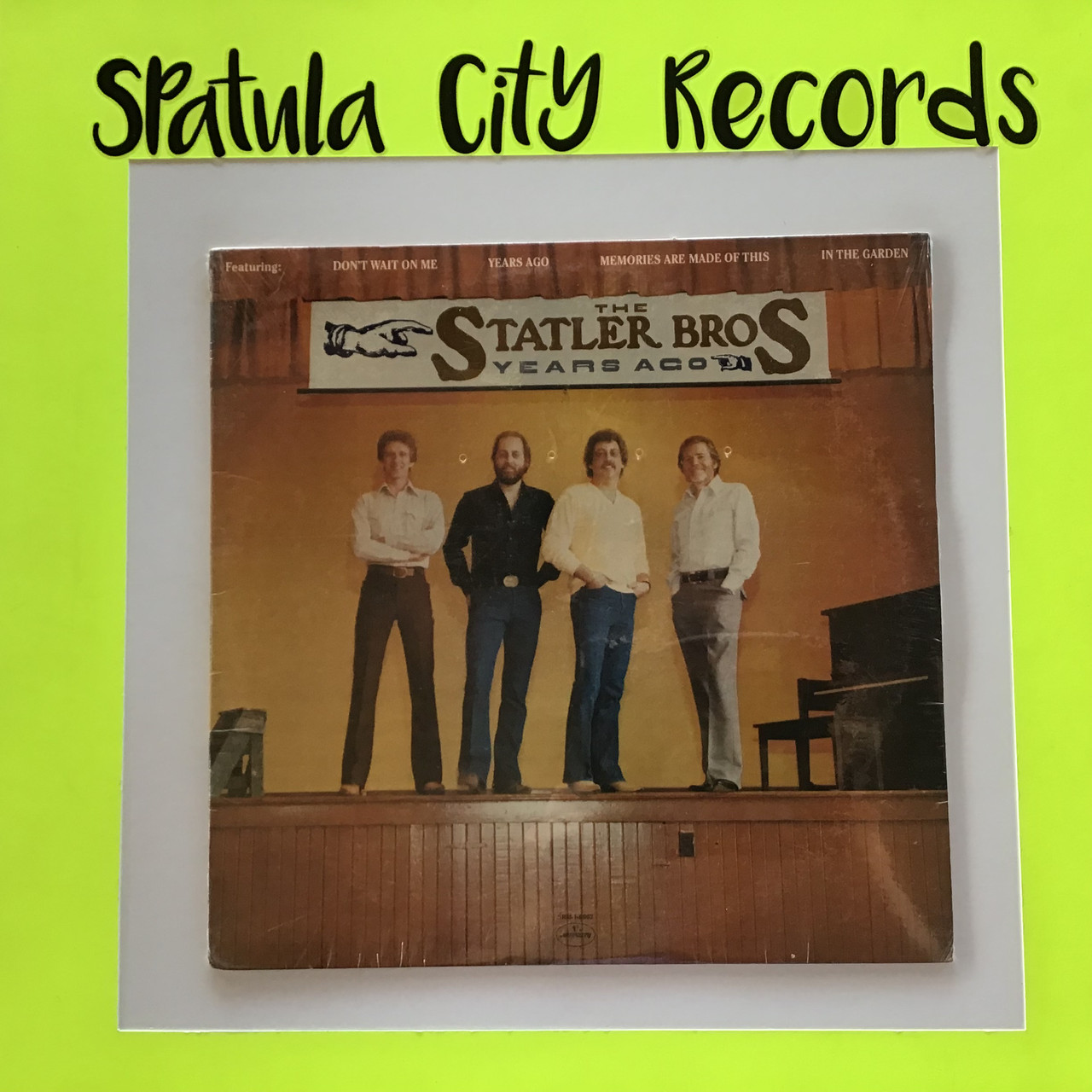 Statler Brothers, The - Years ago - SEALED - CLUB COPY - vinyl record LP