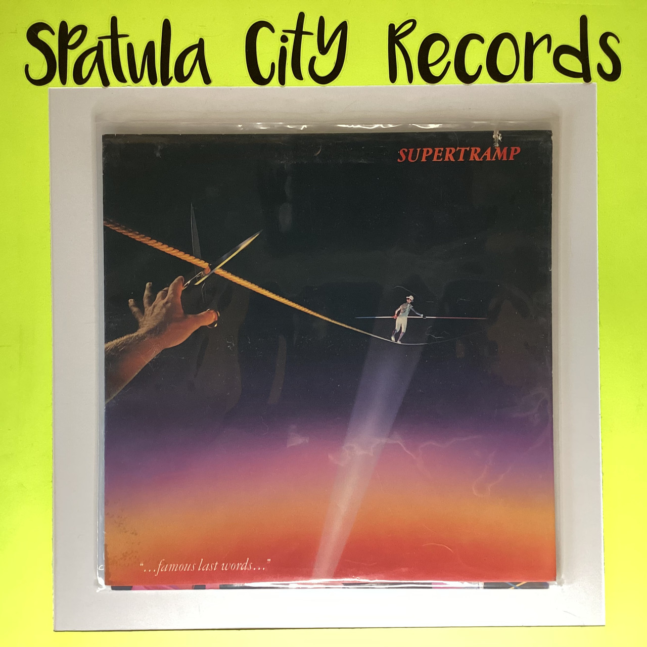 SuperTramp - Famous Last Words  - vinyl record album LP