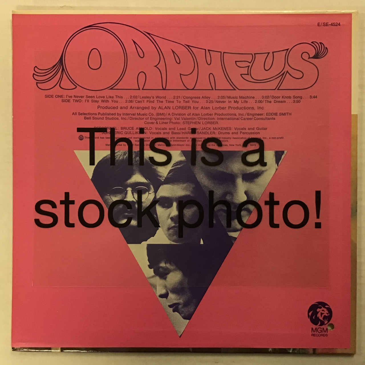 Orpheus - Orpheus - vinyl record LP
