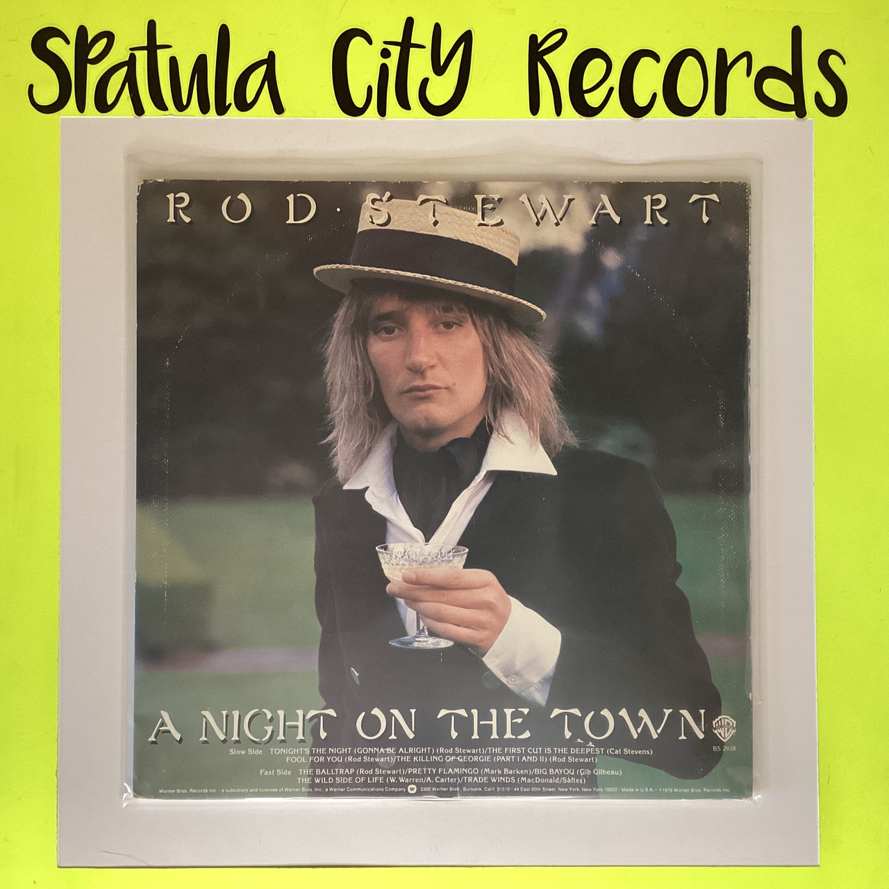 Rod Stewart - A Night on the Town - vinyl record album LP