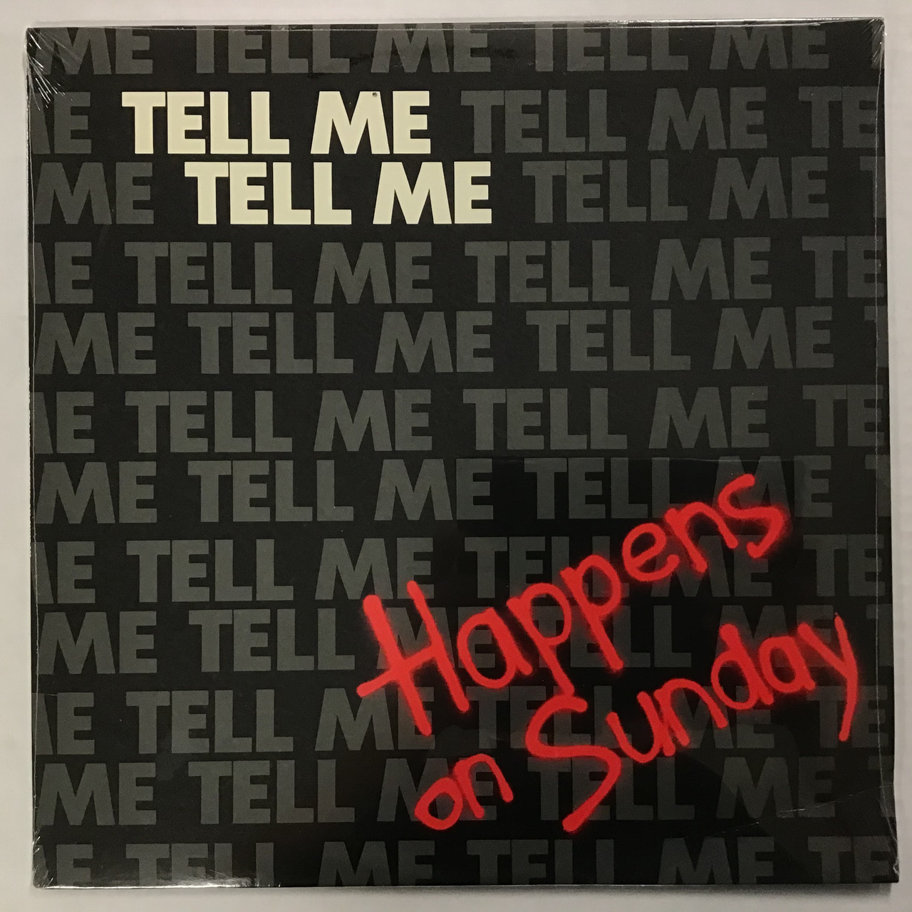 Tell Me Tell Me - Happens on Sunday - 12" - IMPORT - SEALED - vinyl record LP