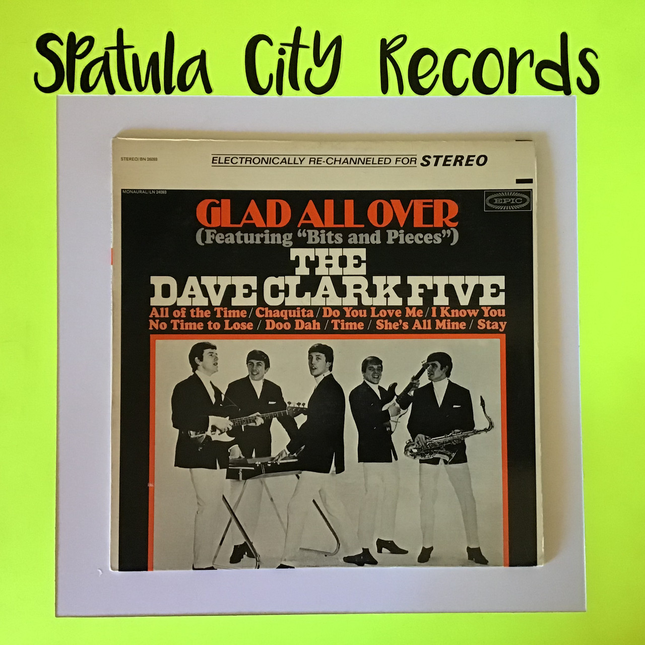 Dave Clark Five, The - Glad All Over - vinyl record album LP
