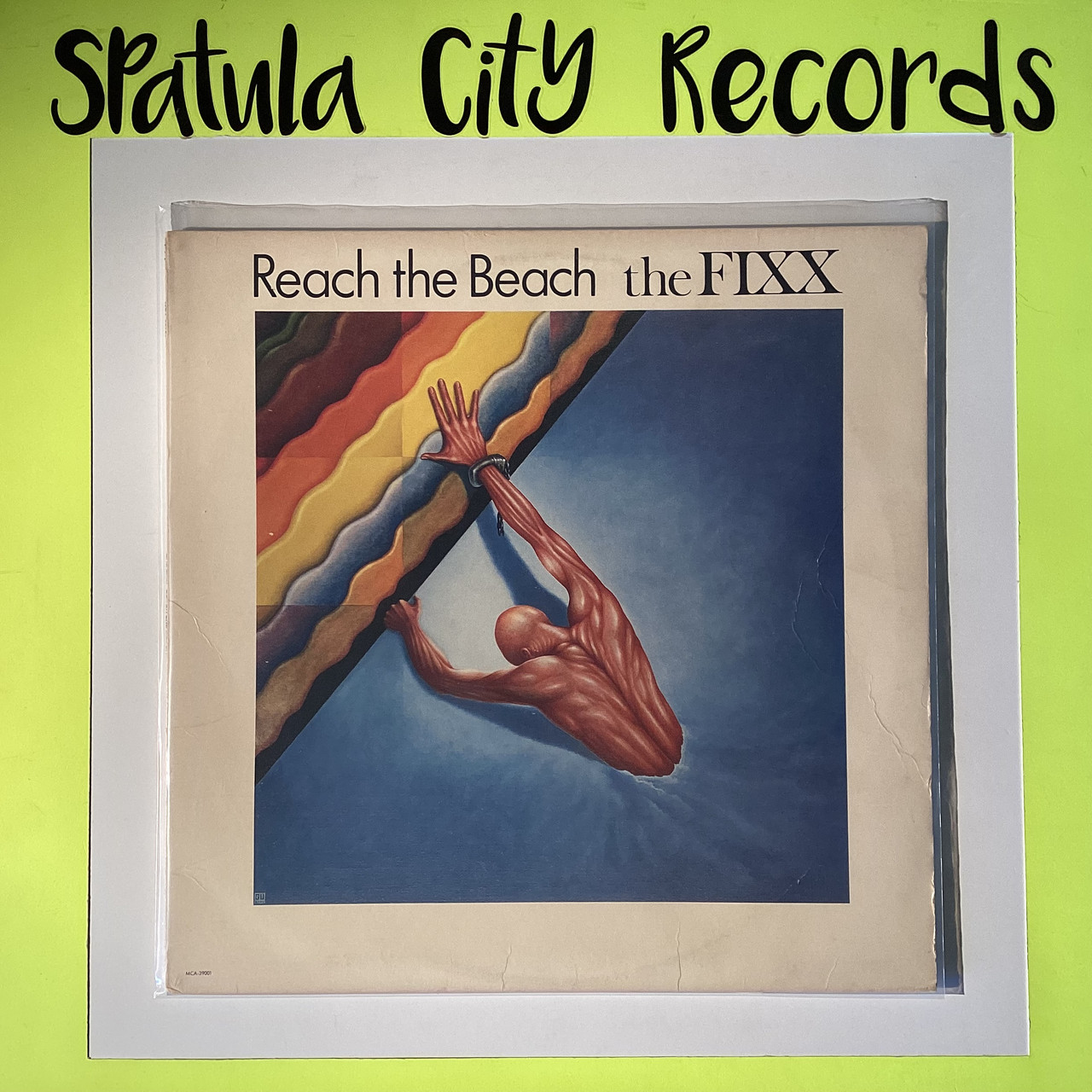 The Fixx - Reach the Beach - AUTOGRAPHED - vinyl record album LP