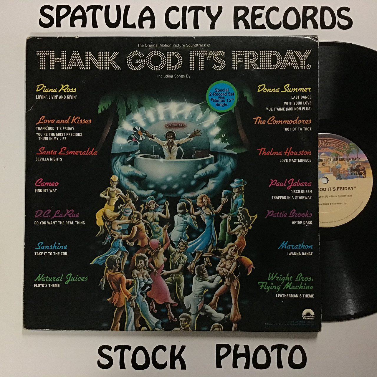 Thank God It's Friday - Soundtrack -  TRIPLE vinyl record LP