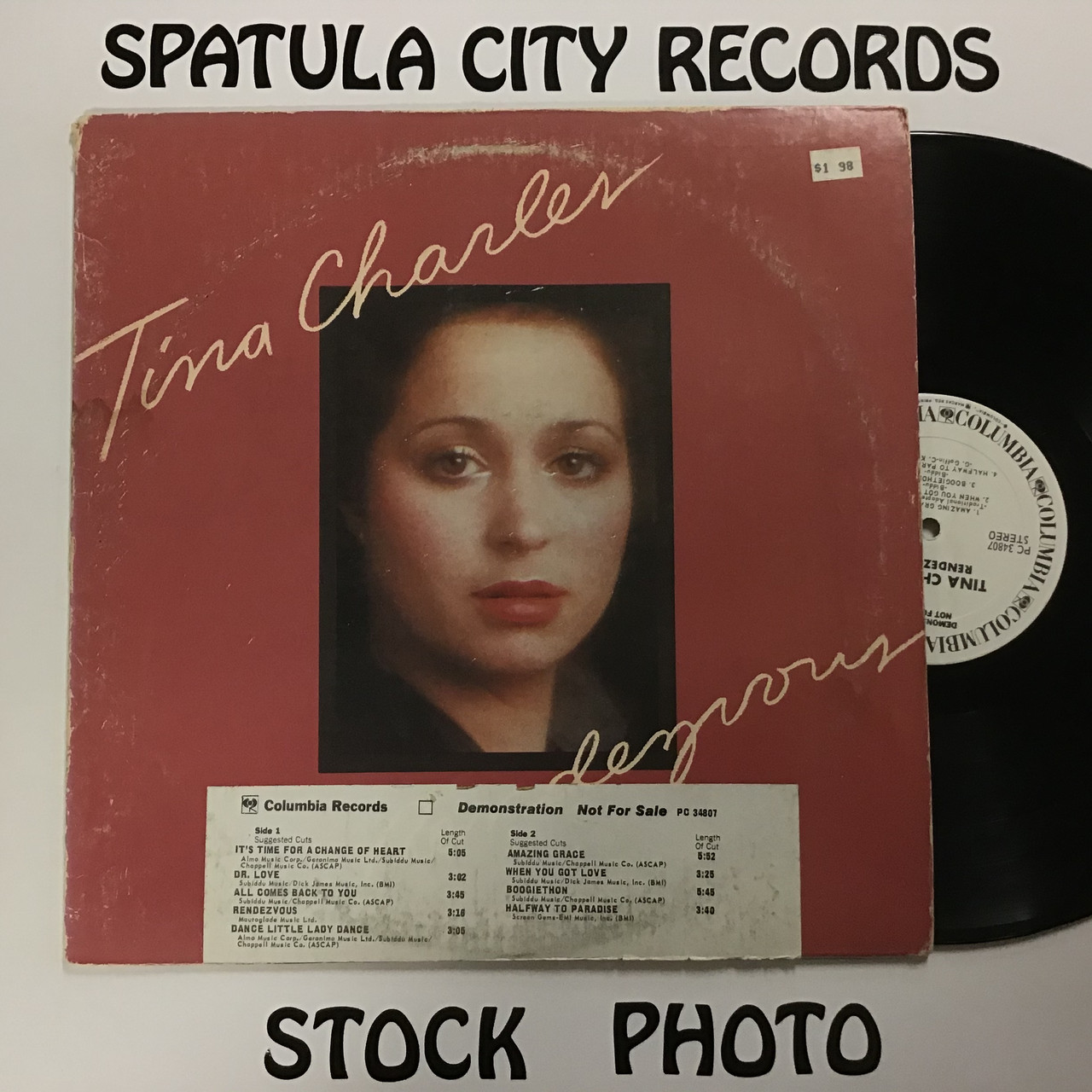 Tina Charles - Rendezvous - PROMO - vinyl record LP
