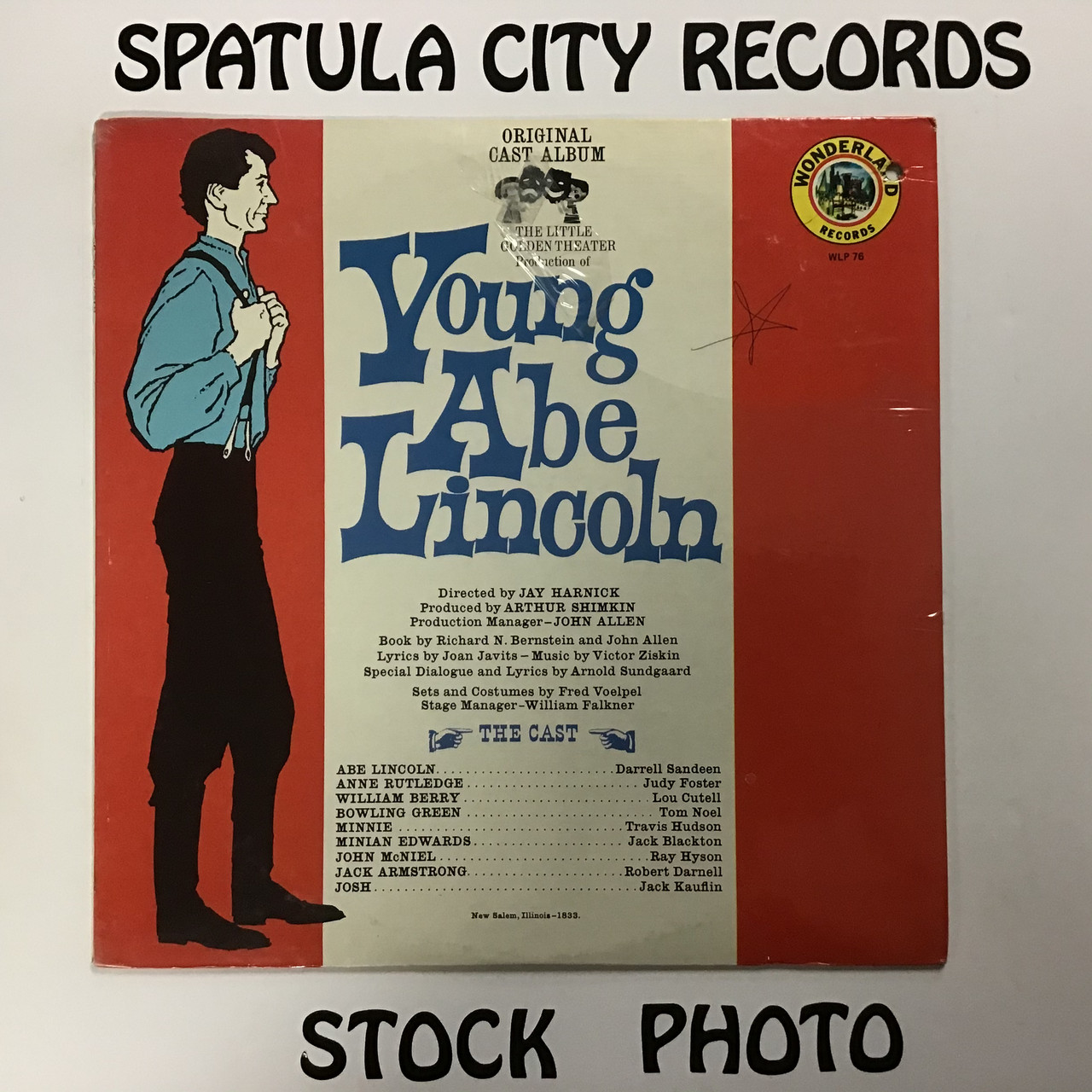 Young Abe Lincoln - Soundtrack - vinyl record LP