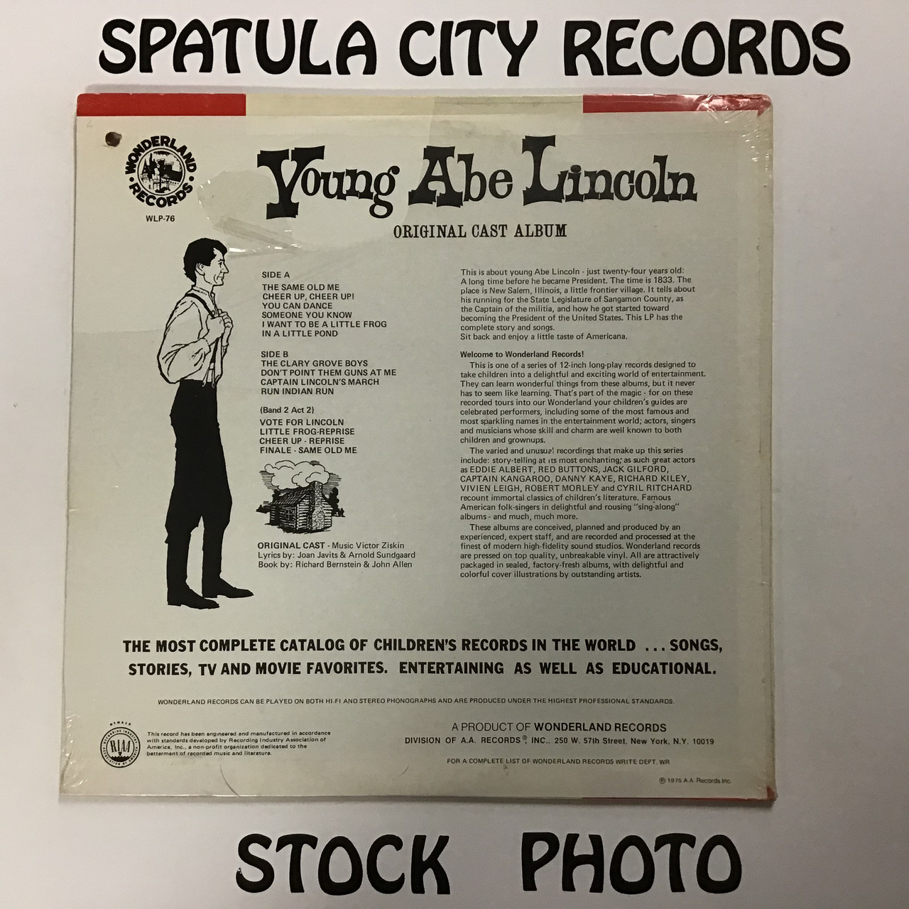 Young Abe Lincoln - Soundtrack - vinyl record LP