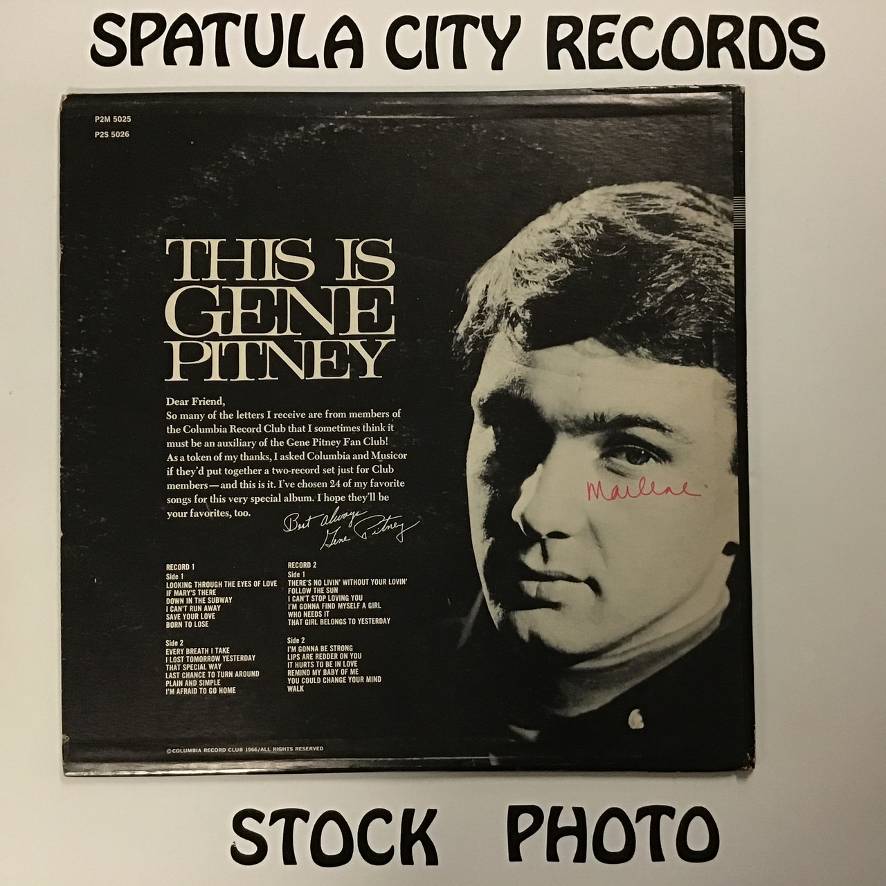 Gene Pitney - This is Gene Pitney - MONO - double vinyl record LP