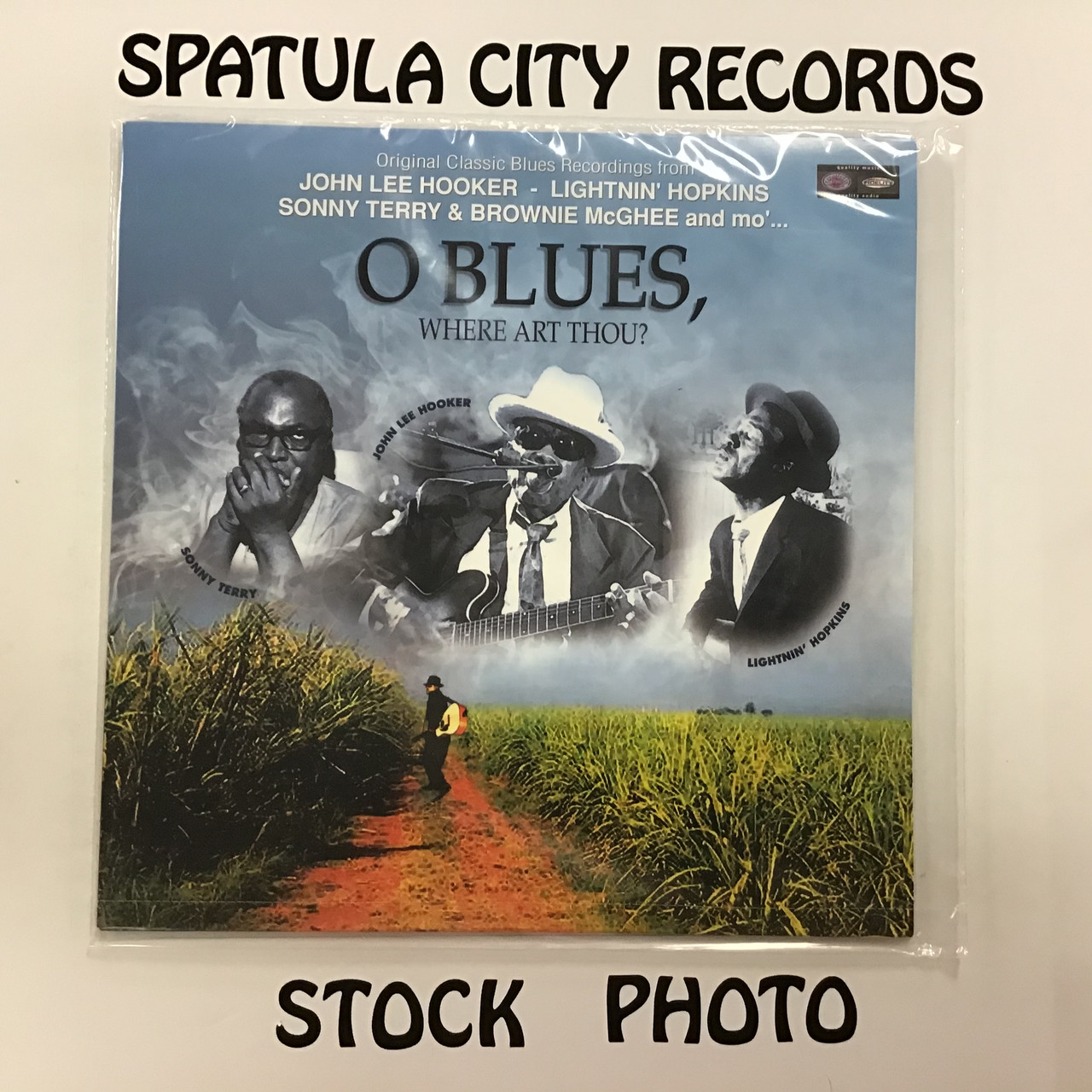 O blues, where art thou - compilation - john lee hooker, lightning hopkins, Sonny Terry - SEALED - compilation - vinyl record album LP