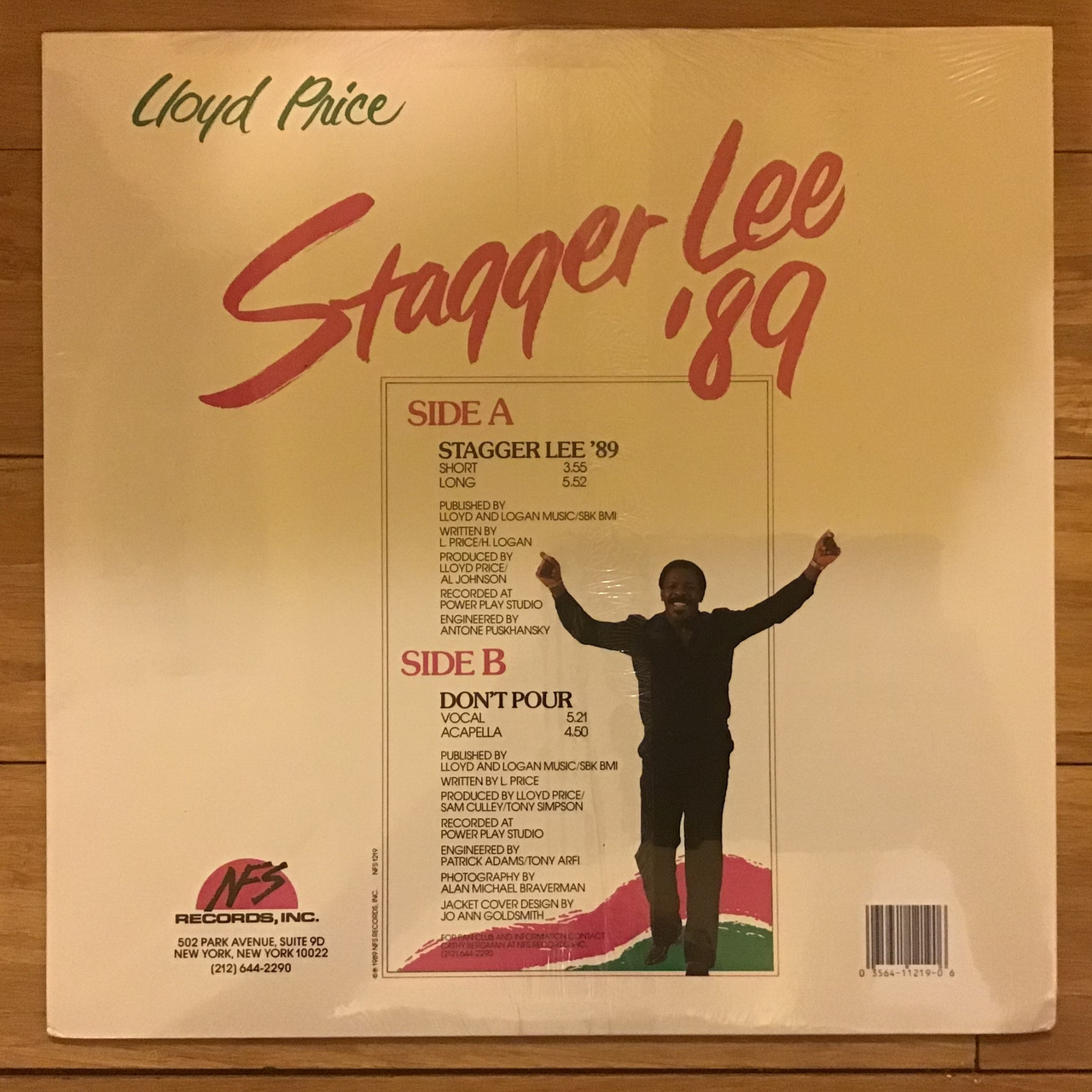 Lloyd Price - Stagger Lee 89 - SEALED - vinyl record LP