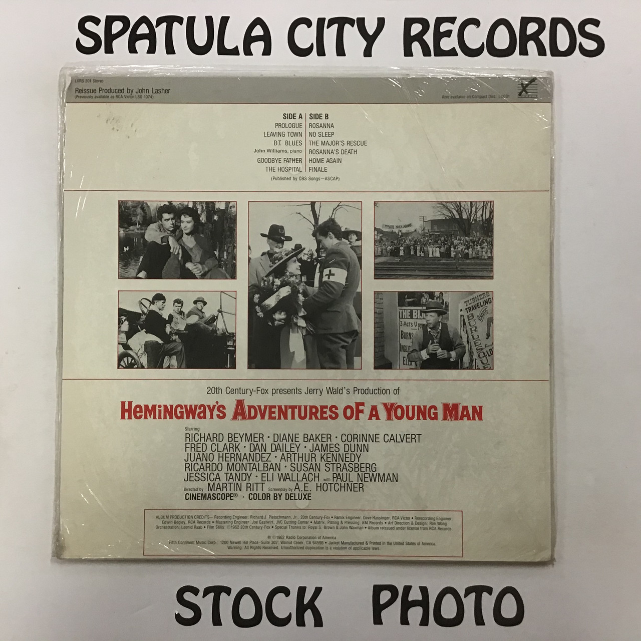 Franz Waxman - Hemingway's Adventures of a Young Man - soundtrack - SEALED - vinyl record LP