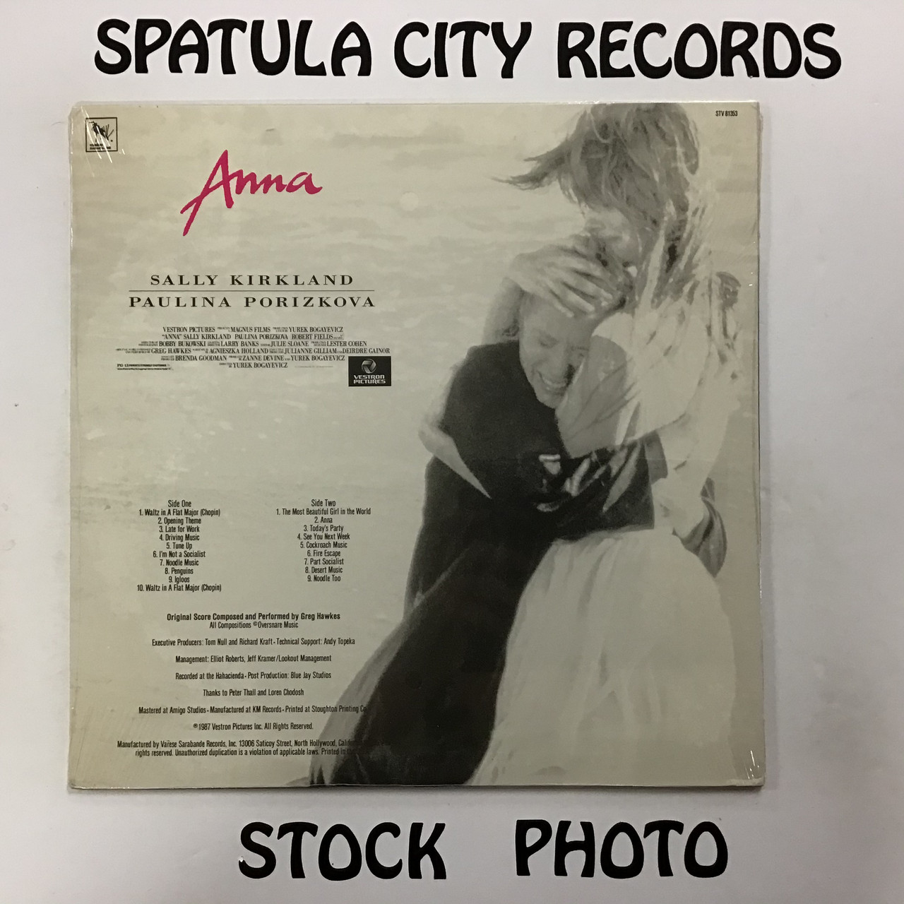 Greg Hawkes - Anna - soundtrack - SEALED - vinyl record LP