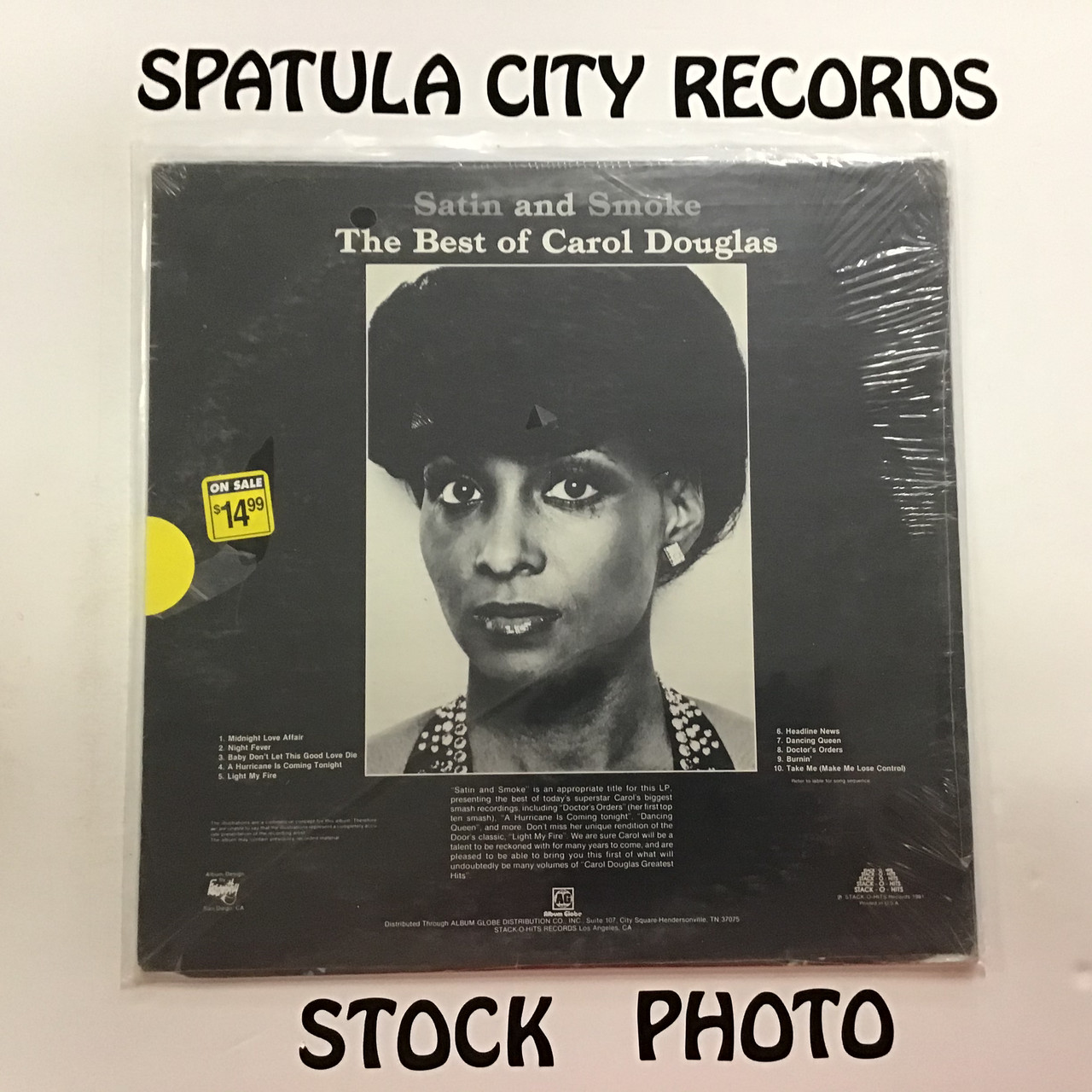 Carol Douglas - Satin and Smoke The Best of Carol Douglas - SEALED - vinyl record LP