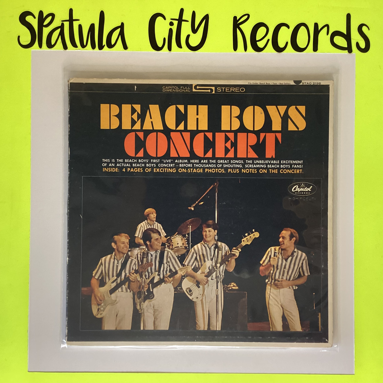 The Beach Boys - Beach Boys Concert -  vinyl record album LP