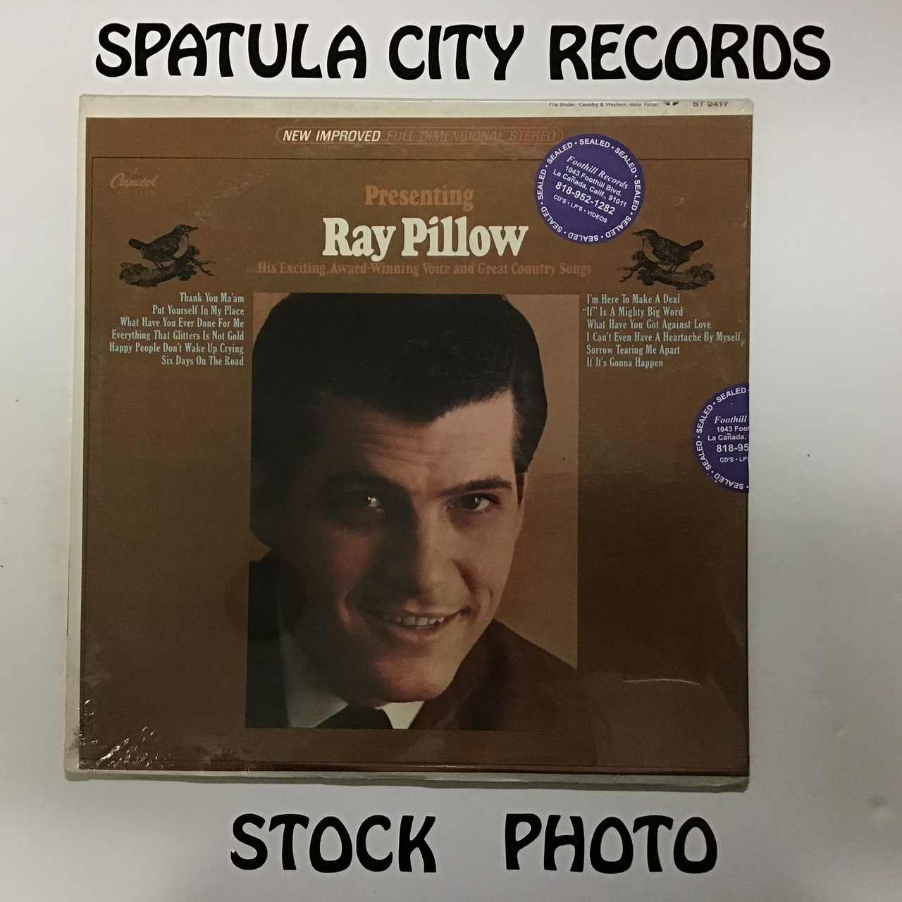 Ray Pillow - Presenting Ray Pillow - SEALED - vinyl record LP
