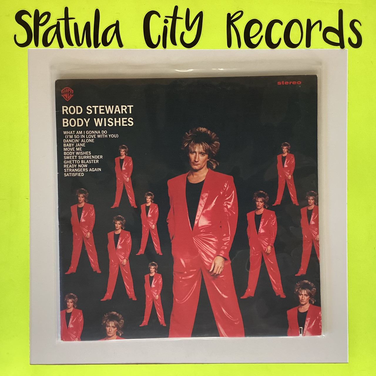 Rod Stewart - Body Wishes - vinyl record album LP