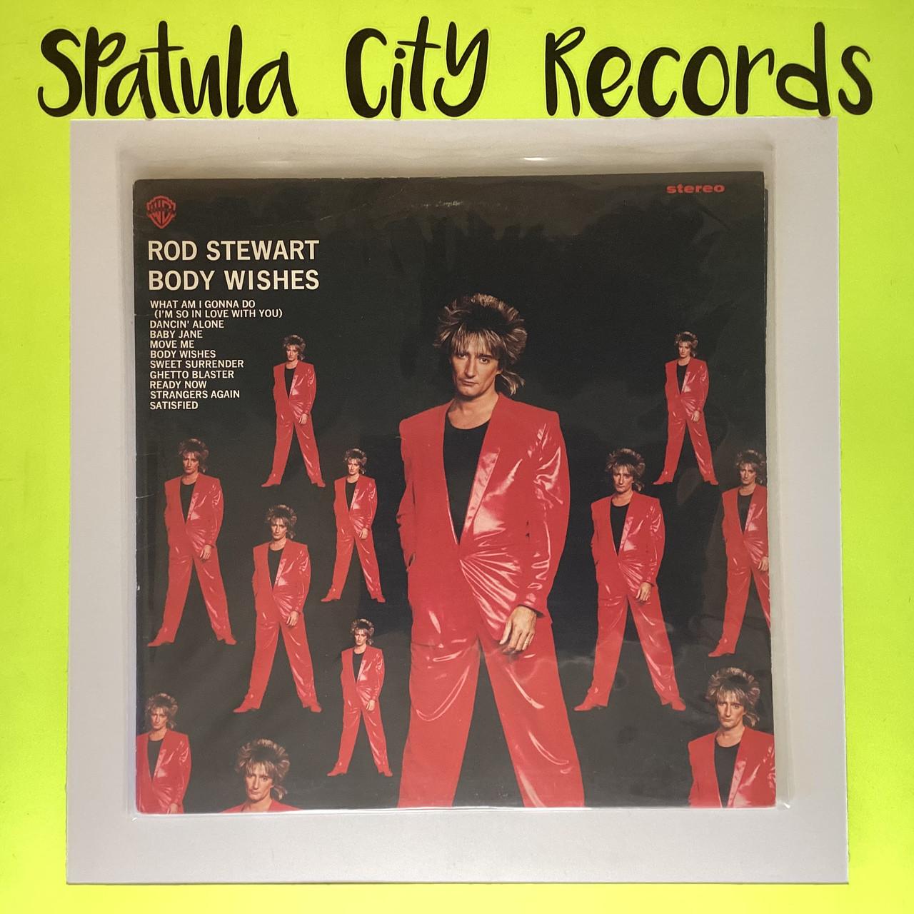 Rod Stewart - Body Wishes - vinyl record album LP