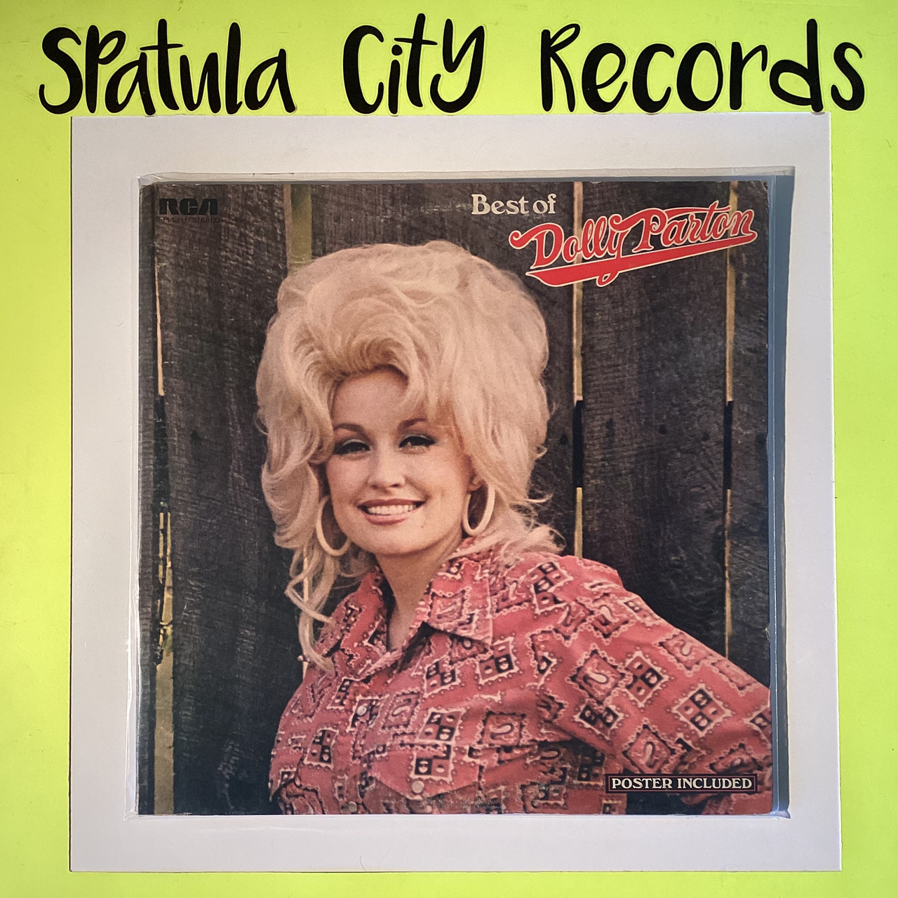 Dolly Parton ‎– Best Of Dolly Parton - vinyl record album LP