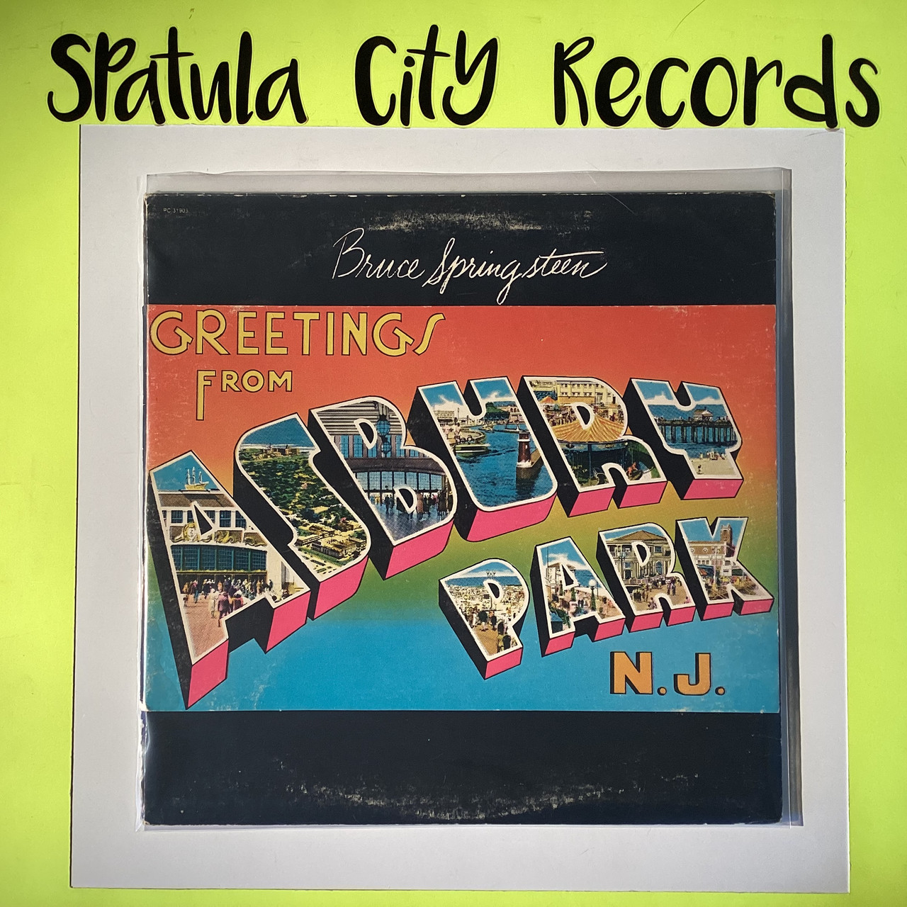 Bruce Springstreen - Greetings from Asbury Park, N.J. - vinyl record album  LP