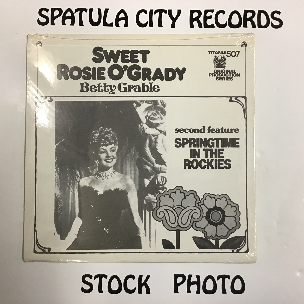 Betty Grable - Springtime in the Rockies/Sweet Rosie O'Grady - soundtrack - SEALED - vinyl record LP
