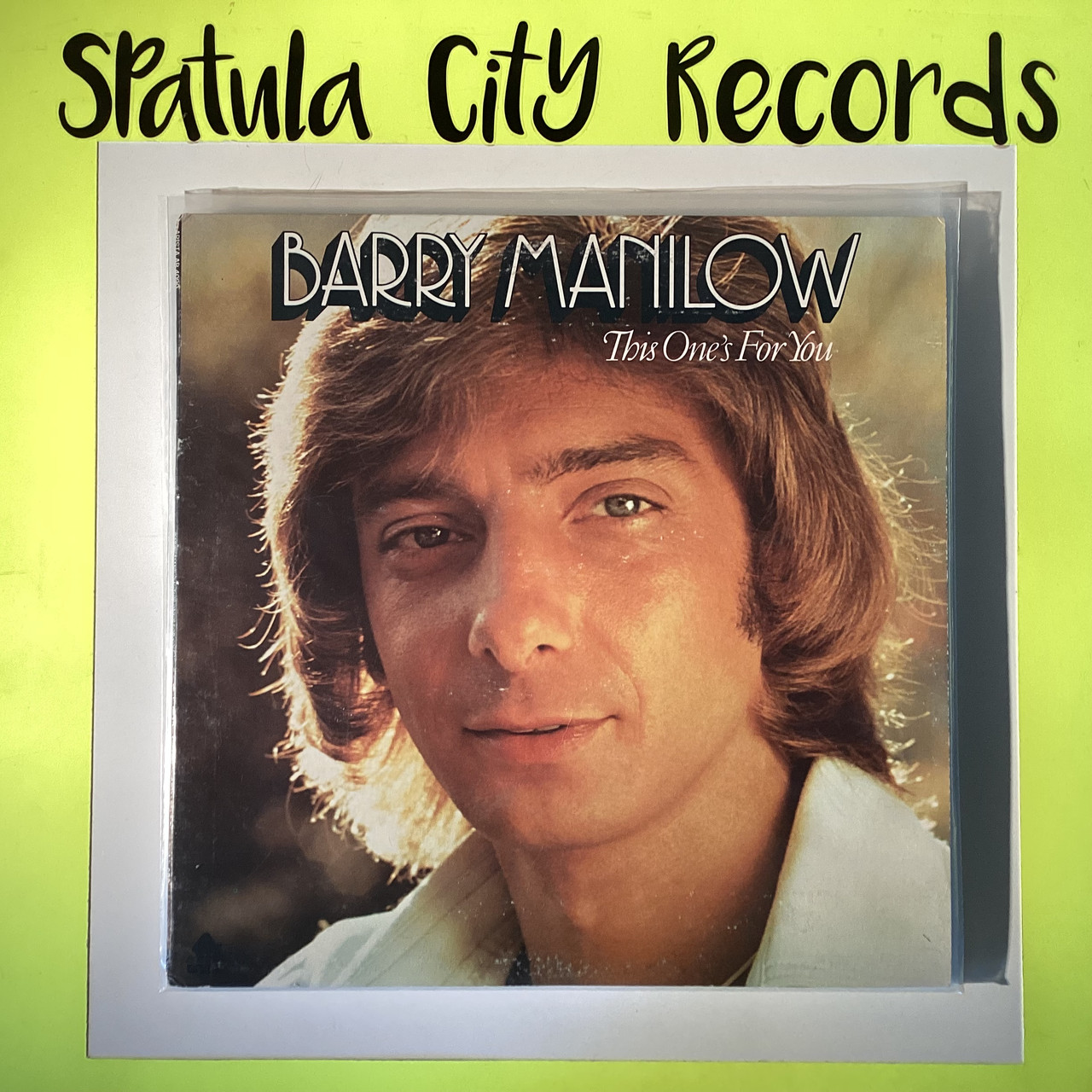 Barry Manilow - This One's For You - vinyl record album LP