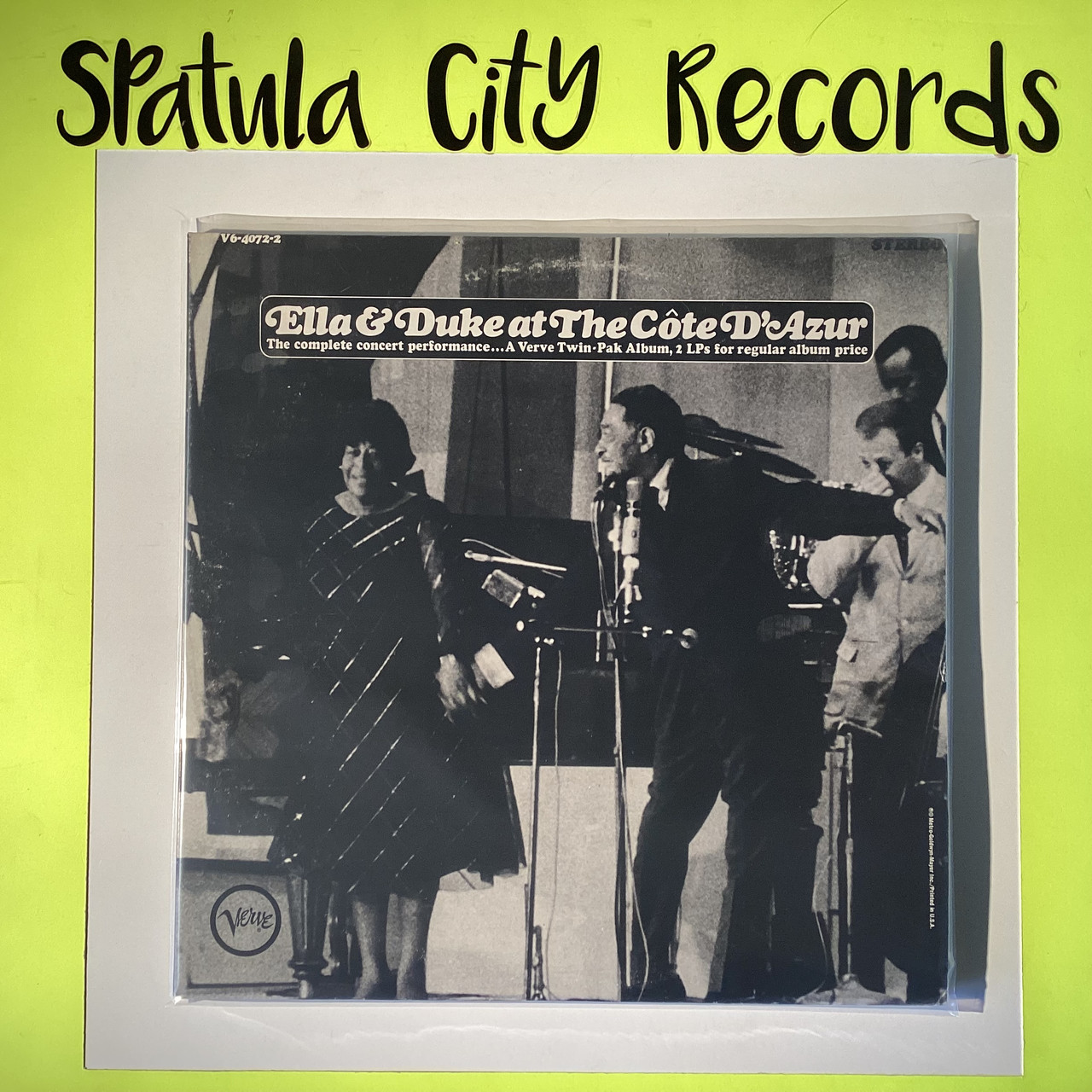 Ella Fitzgerald / Duke Ellington - Ella and Duke at The Cote D' Azur - stereo -   double vinyl record LP