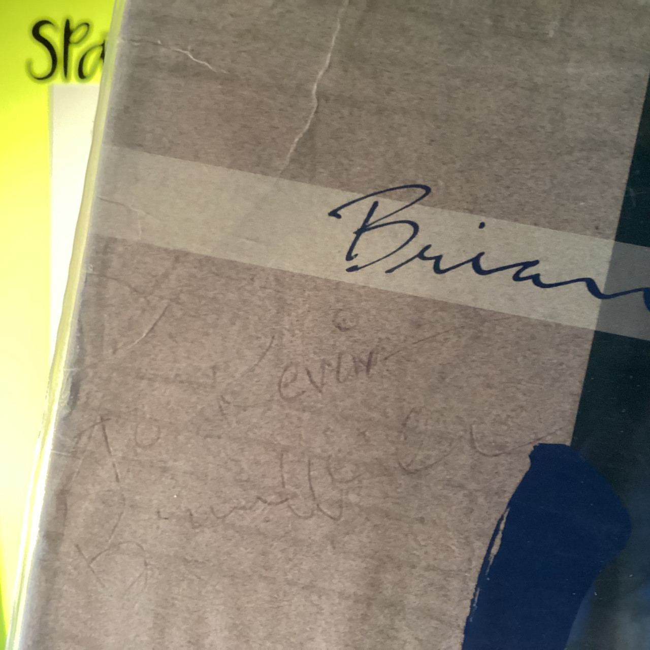 Brian Wilson - Brian Wilson self titled - AUTOGRAPHED   - vinyl record album LP