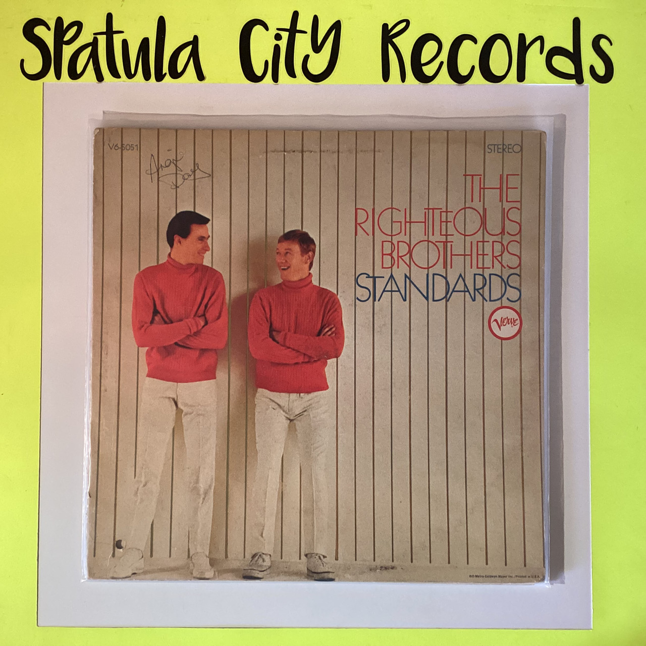 The Righteous Brothers  - Standards - vinyl record album LP The Righteous Brothers  - Standards - vinyl record album LP