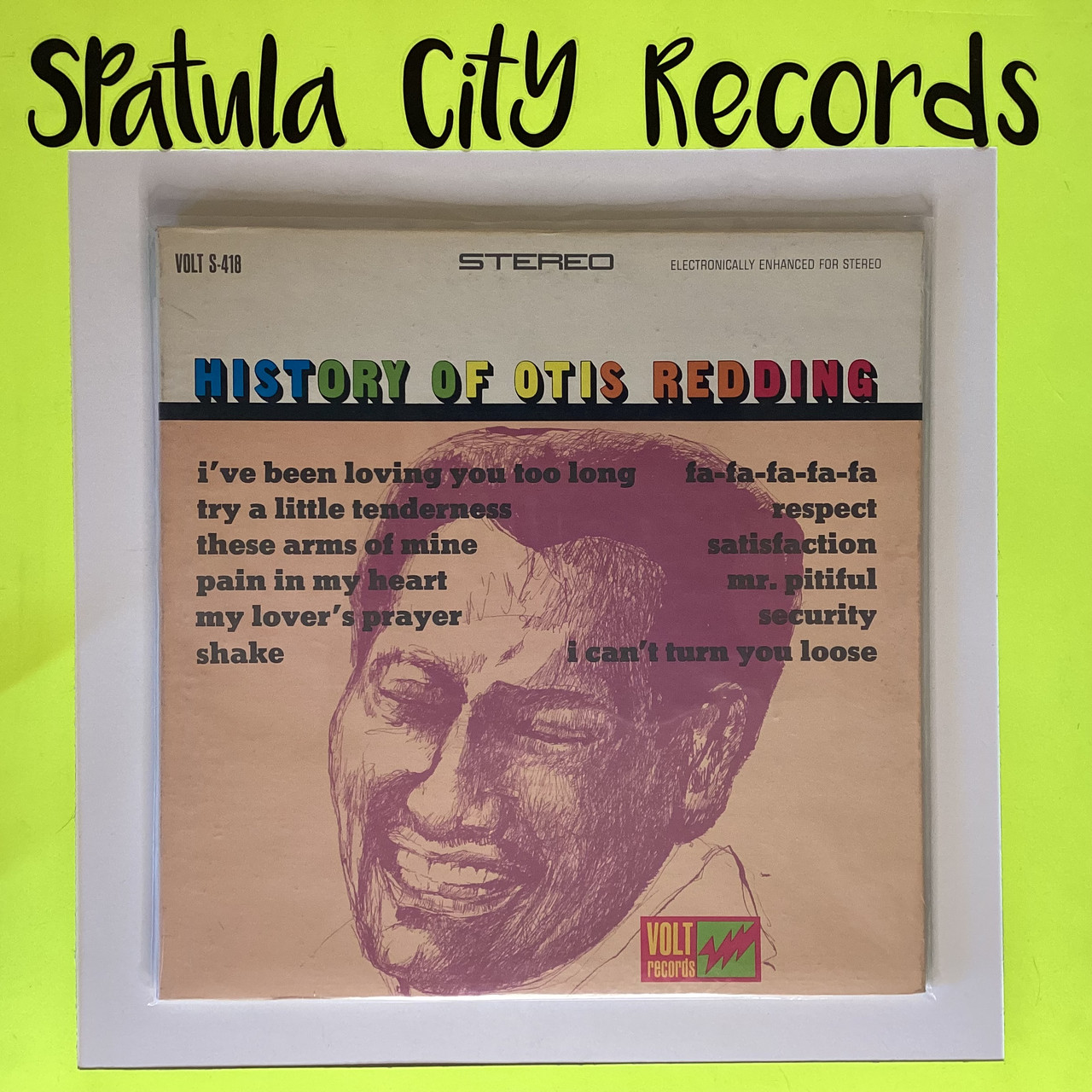 Otis Redding - History of Otis Redding - vinyl record album LP