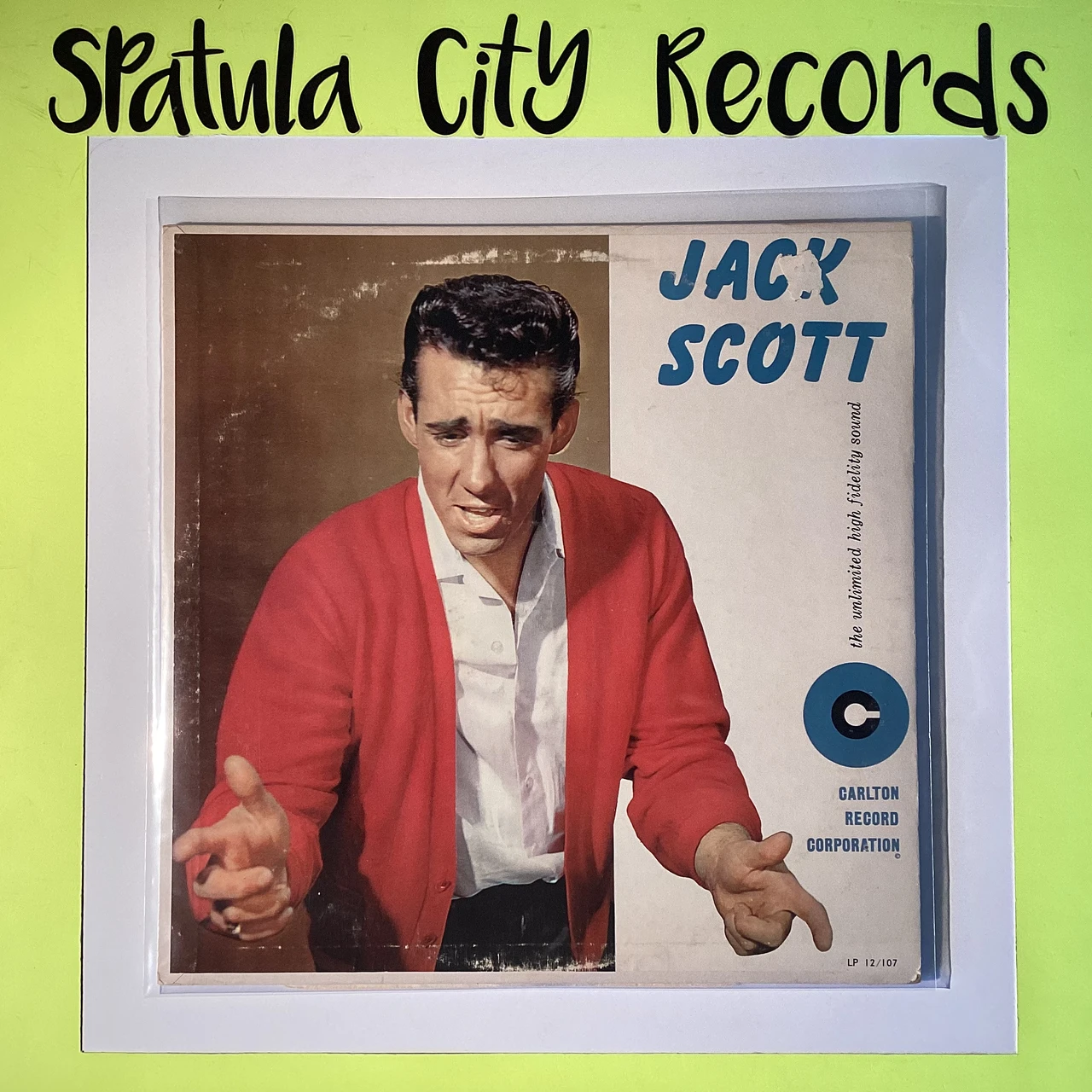 Jack Scott - Jack Scott - Self-titled - MONO - vinyl record album LP