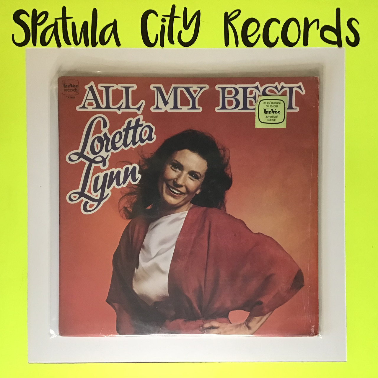 Loretta Lynn - All My Best - Canadian Import - vinyl record album LP