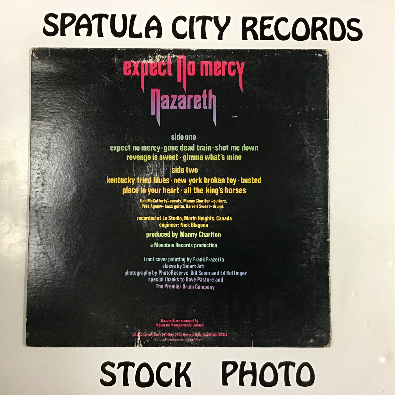 Nazareth - Expect No Mercy - vinyl record LP