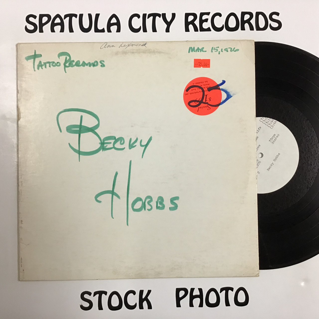 Becky Hobbs - From The Heartland -  TEST PRESS - vinyl record LP