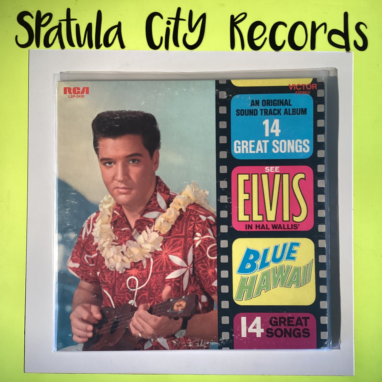 Elvis Presley - Blue Hawaii - Soundtrack  - vinyl record album LP