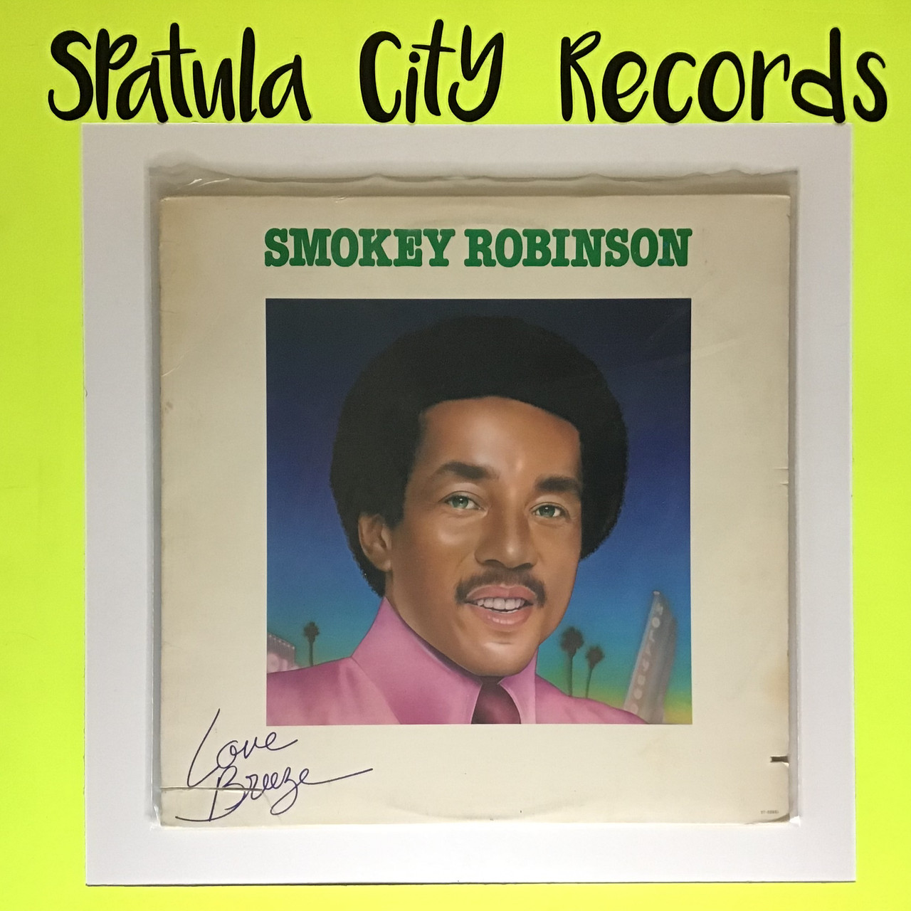 Smokey Robinson - Love Breeze - vinyl record album LP