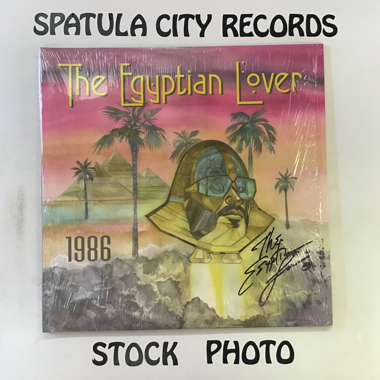 Egyptian Lover, The - 1986 - AUTOGRAPHED Never played - - double vinyl record LP