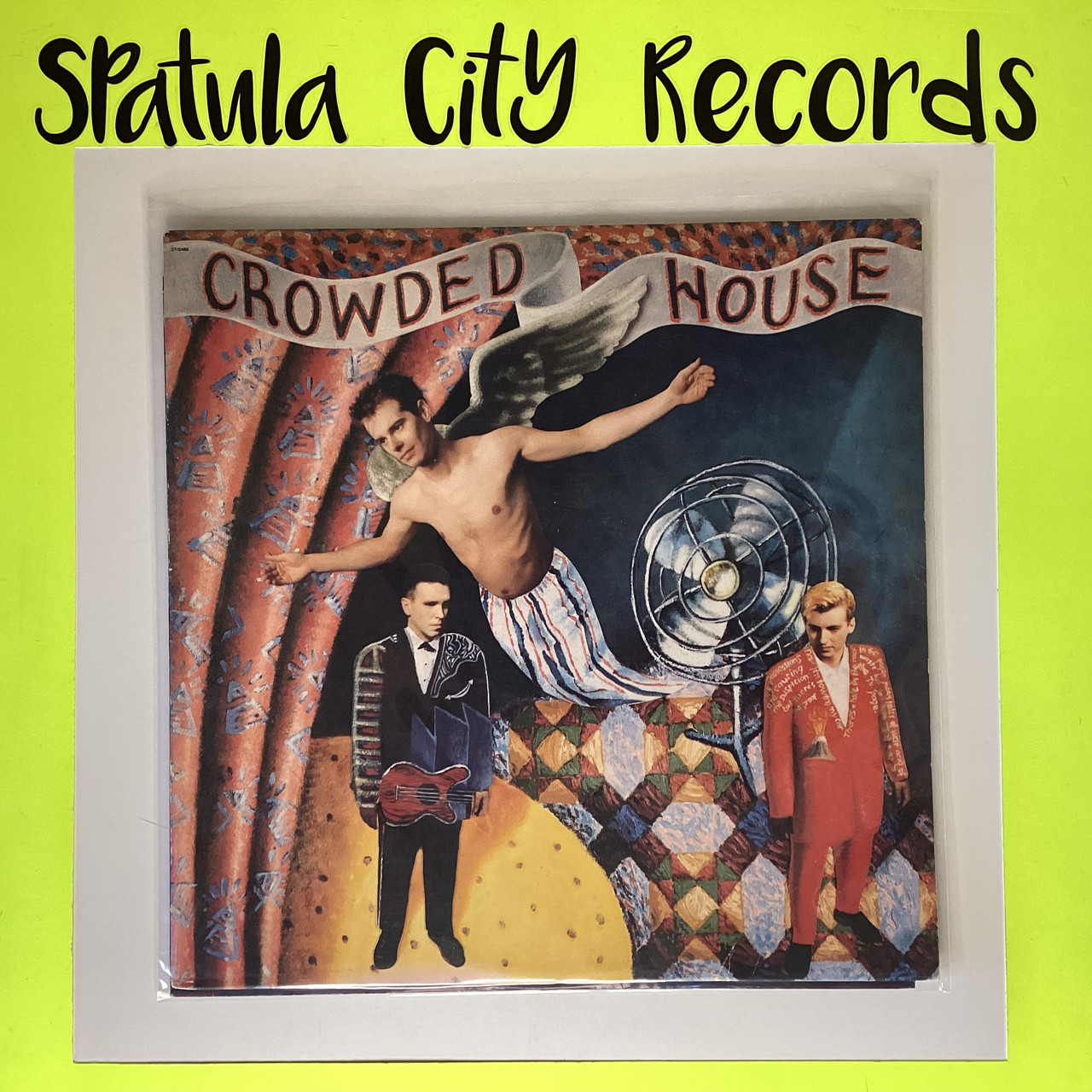 Crowded House - self-titled - vinyl record album LP