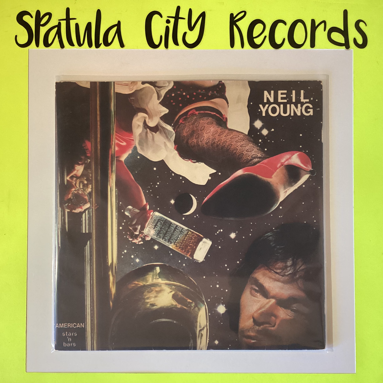 Neil Young - American Stars 'N Bars - vinyl record  album LP