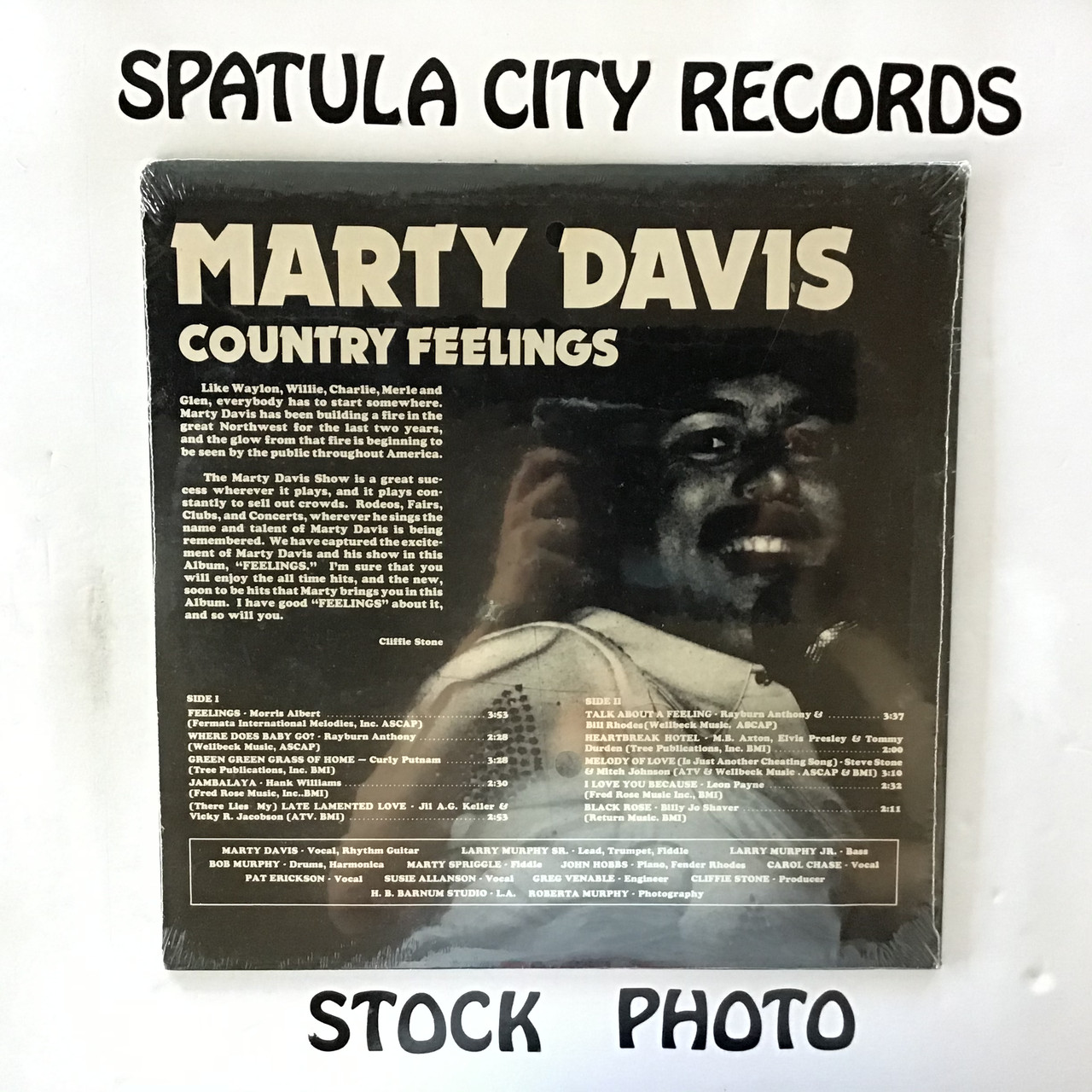 Marty Davis - Country Feelings - SEALED - vinyl record LP